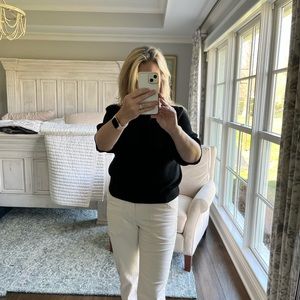 Anthropologie Cream slacks